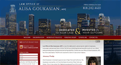 Desktop Screenshot of goukasianlaw.com